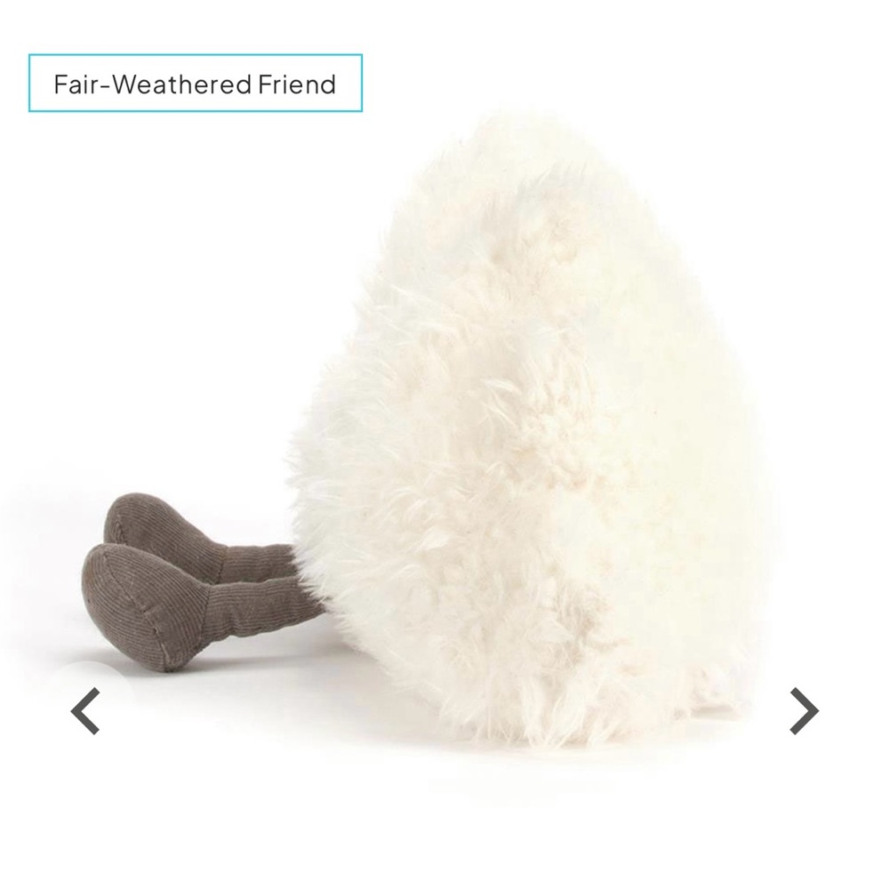 Authentic NWT Jellycat Amuseable Cloud WHITE medium Plush ONE Cute Retired Rare - Picture 7 of 8
